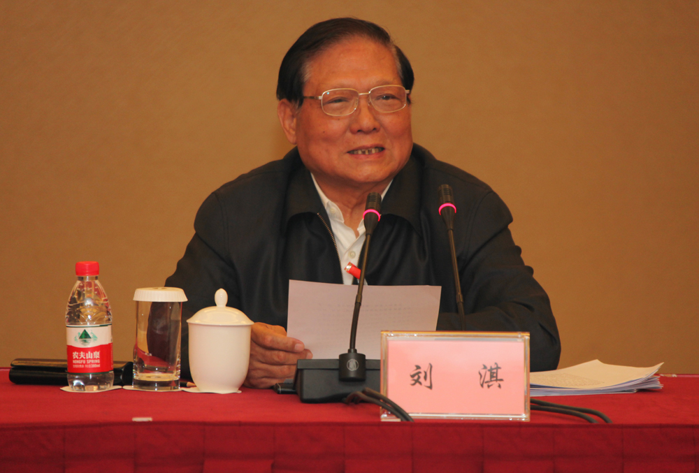 中国志愿服务联合会会长刘淇出席座谈会并讲话